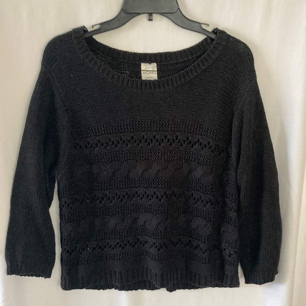 Monki Black Sweater Size M